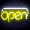 advpro-open-ultra-bright-led-neon-sign-fnu0244 - White & Yellow