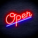 advpro-open-ultra-bright-led-neon-sign-fnu0245 - Blue & Red
