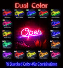 advpro-open-ultra-bright-led-neon-sign-fnu0245 - Dual-Color