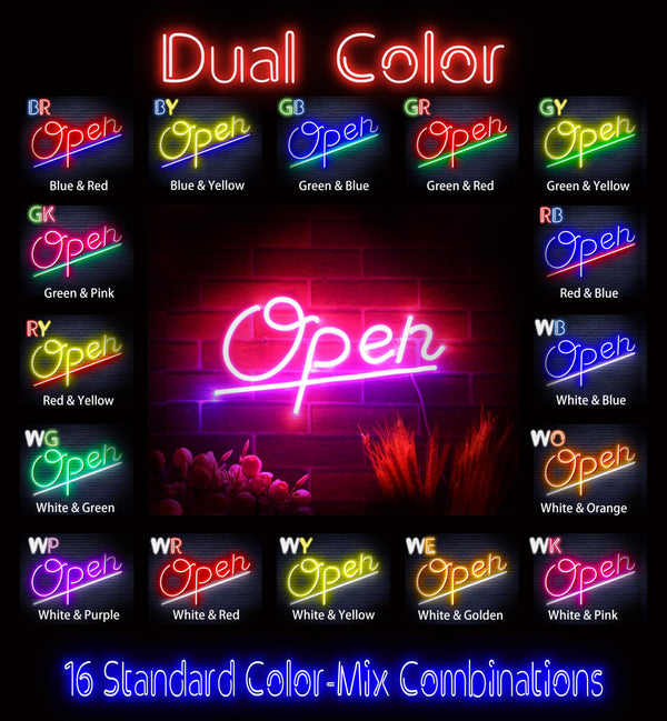 advpro-open-ultra-bright-led-neon-sign-fnu0245 - Dual-Color