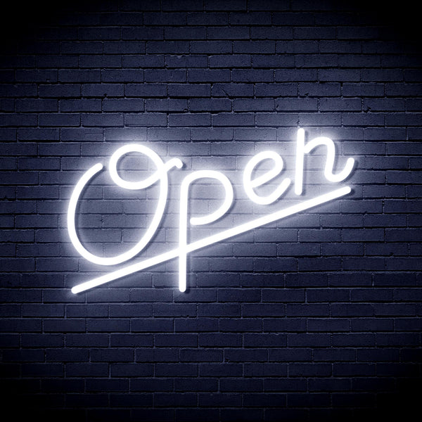 advpro-open-ultra-bright-led-neon-sign-fnu0245 - White