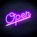 advpro-open-ultra-bright-led-neon-sign-fnu0245 - White & Purple