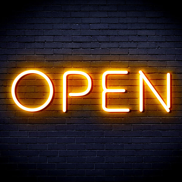 advpro-open-ultra-bright-led-neon-sign-fnu0246 - Golden Yellow