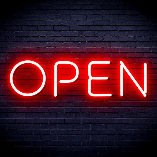 advpro-open-ultra-bright-led-neon-sign-fnu0246 - Red