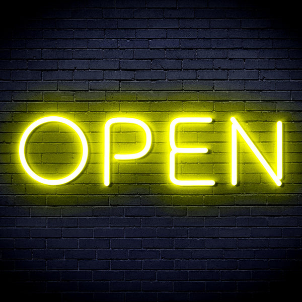 advpro-open-ultra-bright-led-neon-sign-fnu0246 - Yellow