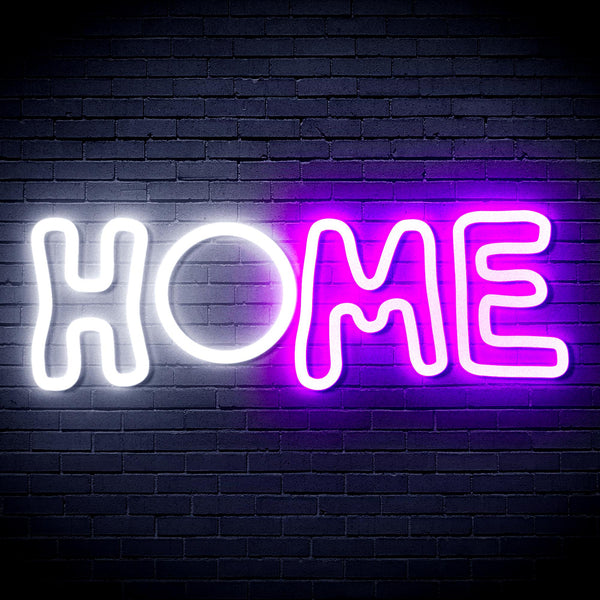 advpro-home-ultra-bright-led-neon-sign-fnu0247 - White & Purple