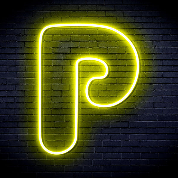 advpro-parking-sign-ultra-bright-led-neon-sign-fnu0249 - Yellow