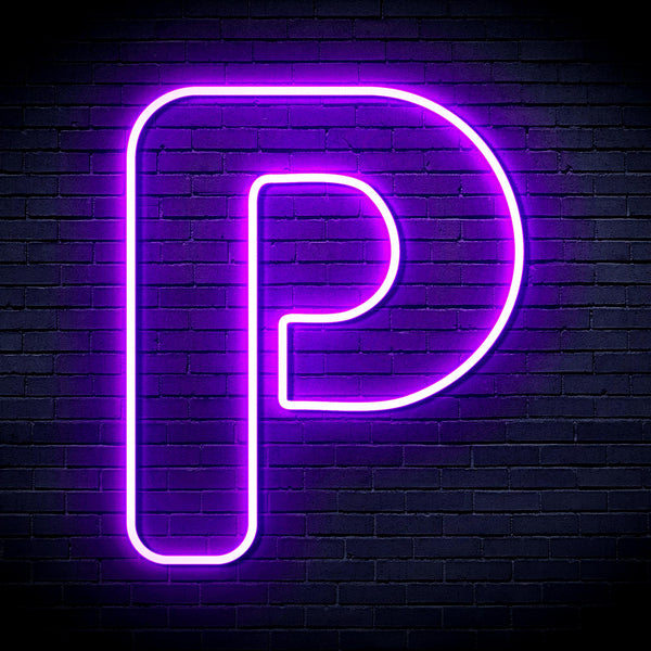 advpro-parking-signage-ultra-bright-led-neon-sign-fnu0250 - Purple