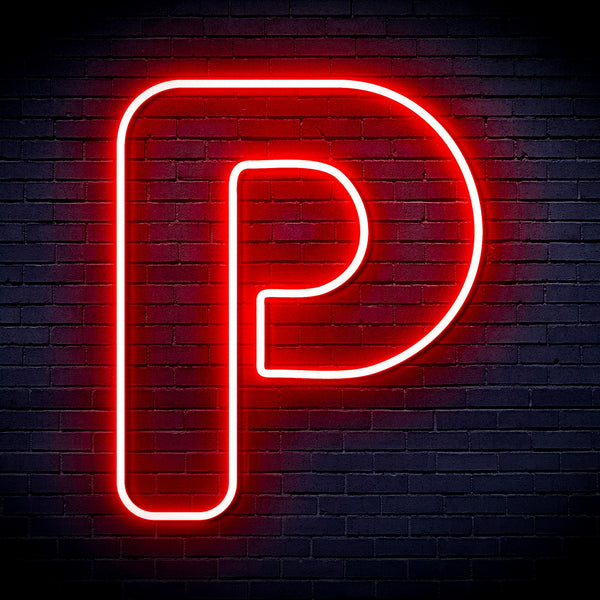 advpro-parking-signage-ultra-bright-led-neon-sign-fnu0250 - Red