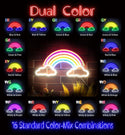 advpro-clouds-with-rainbow-ultra-bright-led-neon-sign-fnu0251 - Dual-Color
