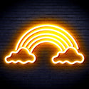 advpro-clouds-with-rainbow-ultra-bright-led-neon-sign-fnu0251 - Golden Yellow