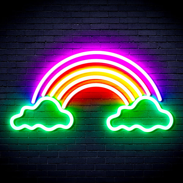 advpro-clouds-with-rainbow-ultra-bright-led-neon-sign-fnu0251 - Multi-Color 4