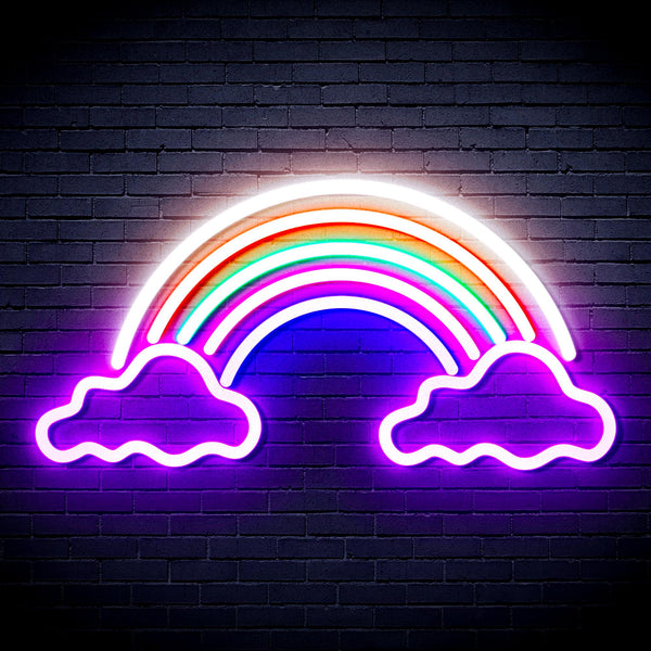 advpro-clouds-with-rainbow-ultra-bright-led-neon-sign-fnu0251 - Multi-Color 7