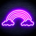 advpro-clouds-with-rainbow-ultra-bright-led-neon-sign-fnu0251 - Purple