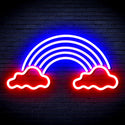 advpro-clouds-with-rainbow-ultra-bright-led-neon-sign-fnu0251 - Red & Blue