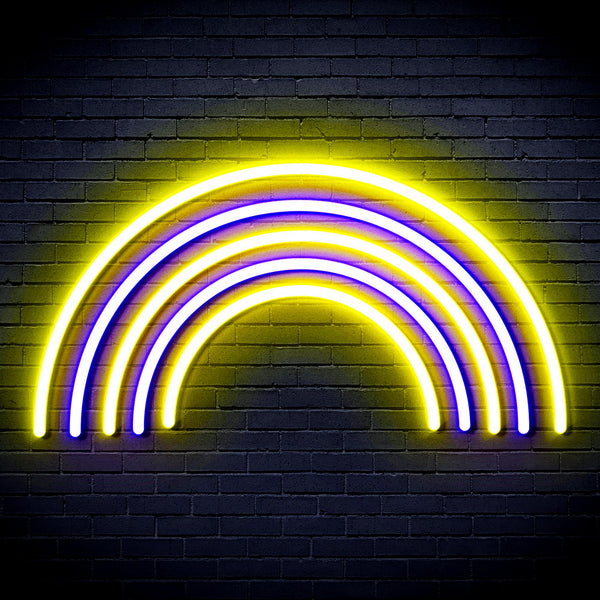 advpro-rainbow-ultra-bright-led-neon-sign-fnu0252 - Blue & Yellow