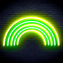 advpro-rainbow-ultra-bright-led-neon-sign-fnu0252 - Green & Yellow