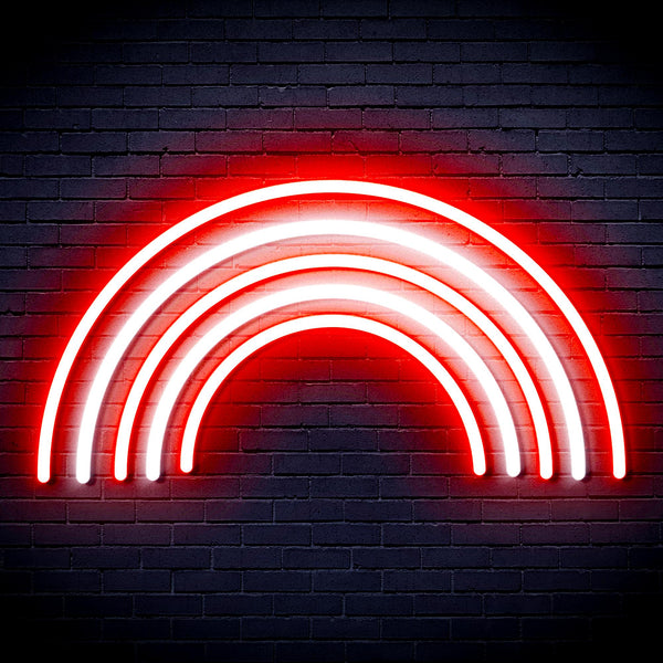 advpro-rainbow-ultra-bright-led-neon-sign-fnu0252 - White & Red