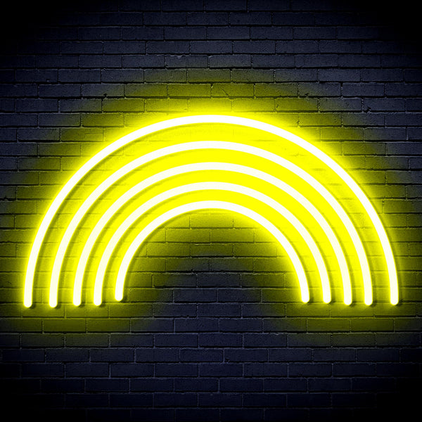 advpro-rainbow-ultra-bright-led-neon-sign-fnu0252 - Yellow