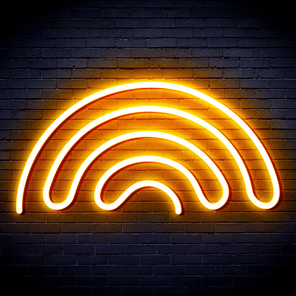 advpro-rainbow-ultra-bright-led-neon-sign-fnu0253 - Golden Yellow
