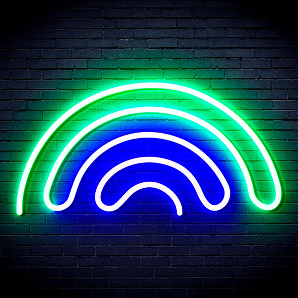 advpro-rainbow-ultra-bright-led-neon-sign-fnu0253 - Green & Blue