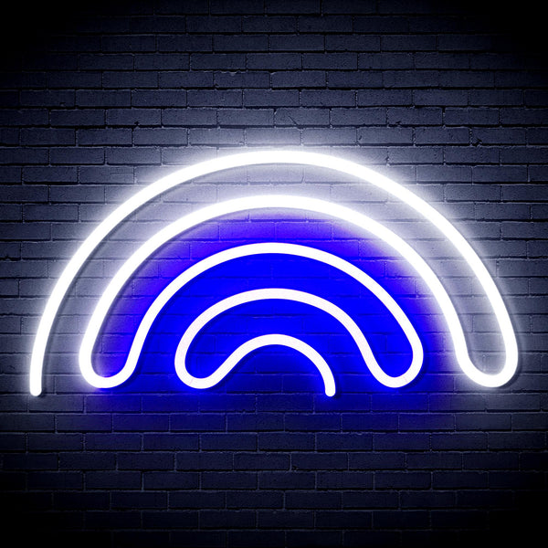 advpro-rainbow-ultra-bright-led-neon-sign-fnu0253 - White & Blue
