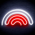 advpro-rainbow-ultra-bright-led-neon-sign-fnu0253 - White & Red