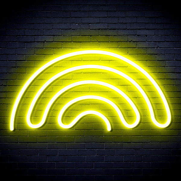 advpro-rainbow-ultra-bright-led-neon-sign-fnu0253 - Yellow