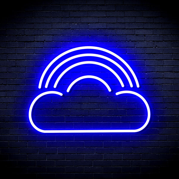 advpro-cloud-with-rainbow-ultra-bright-led-neon-sign-fnu0255 - Blue