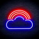 advpro-cloud-with-rainbow-ultra-bright-led-neon-sign-fnu0255 - Blue & Red