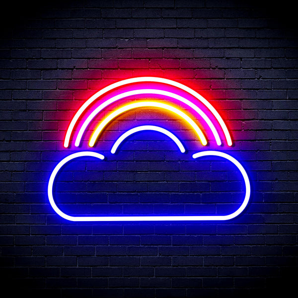 Cloud with Rainbow Ultra-Bright LED Neon Sign fnu0255