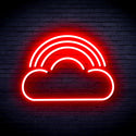 advpro-cloud-with-rainbow-ultra-bright-led-neon-sign-fnu0255 - Red