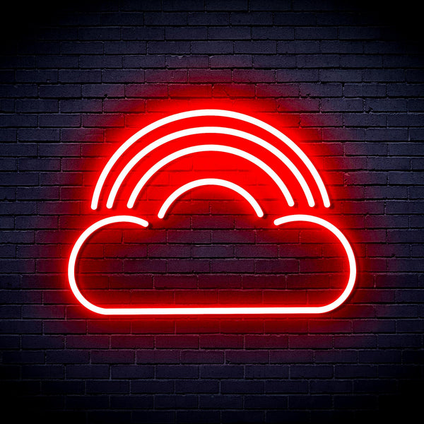 advpro-cloud-with-rainbow-ultra-bright-led-neon-sign-fnu0255 - Red