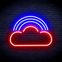 advpro-cloud-with-rainbow-ultra-bright-led-neon-sign-fnu0255 - Red & Blue