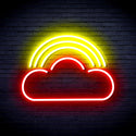 advpro-cloud-with-rainbow-ultra-bright-led-neon-sign-fnu0255 - Red & Yellow