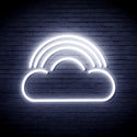 advpro-cloud-with-rainbow-ultra-bright-led-neon-sign-fnu0255 - White