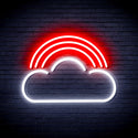 advpro-cloud-with-rainbow-ultra-bright-led-neon-sign-fnu0255 - White & Red