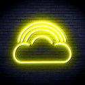 advpro-cloud-with-rainbow-ultra-bright-led-neon-sign-fnu0255 - Yellow