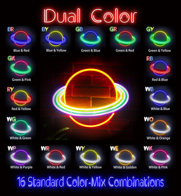 advpro-planet-ultra-bright-led-neon-sign-fnu0257 - Dual-Color