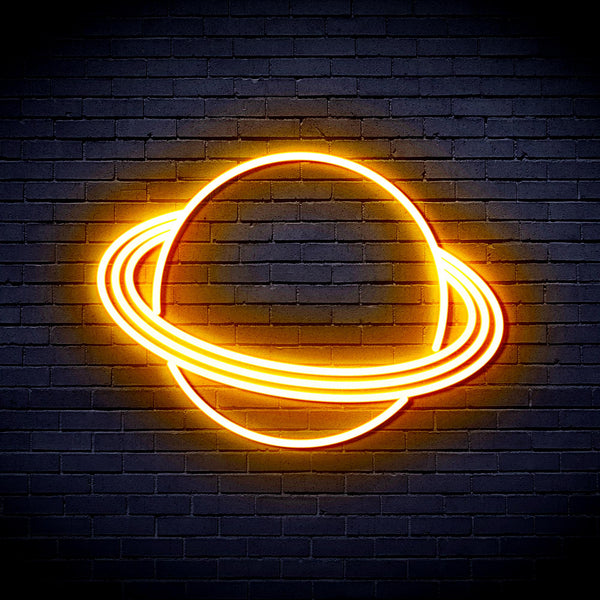 advpro-planet-ultra-bright-led-neon-sign-fnu0257 - Golden Yellow