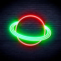advpro-planet-ultra-bright-led-neon-sign-fnu0257 - Green & Red