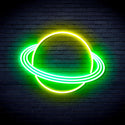 advpro-planet-ultra-bright-led-neon-sign-fnu0257 - Green & Yellow