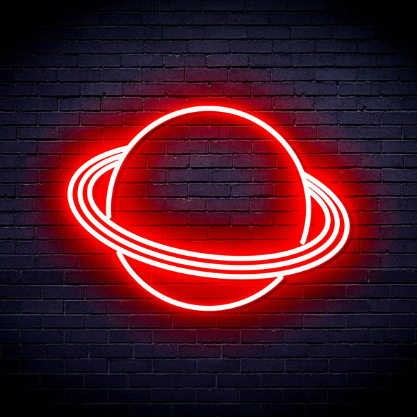advpro-planet-ultra-bright-led-neon-sign-fnu0257 - Red