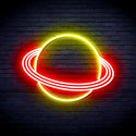 advpro-planet-ultra-bright-led-neon-sign-fnu0257 - Red & Yellow
