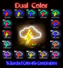 advpro-cloud-with-thunder-ultra-bright-led-neon-sign-fnu0258 - Dual-Color