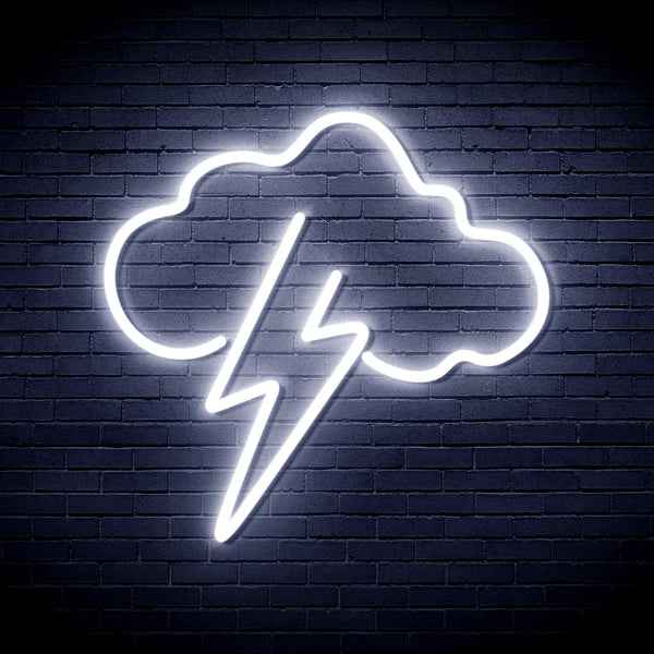 advpro-cloud-with-thunder-ultra-bright-led-neon-sign-fnu0258 - White