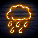 advpro-raining-cloud-ultra-bright-led-neon-sign-fnu0259 - Golden Yellow