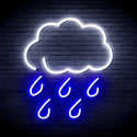 advpro-raining-cloud-ultra-bright-led-neon-sign-fnu0259 - White & Blue