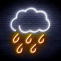 advpro-raining-cloud-ultra-bright-led-neon-sign-fnu0259 - White & Golden Yellow