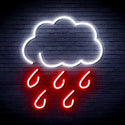 advpro-raining-cloud-ultra-bright-led-neon-sign-fnu0259 - White & Red